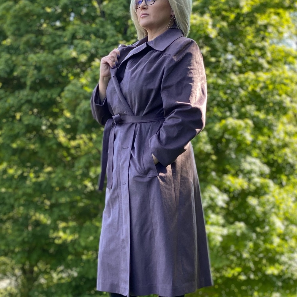 Vintage Lavender Trench by Sears/The Fashion Place